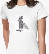 Steampunk Raven Women's Fitted T-Shirt