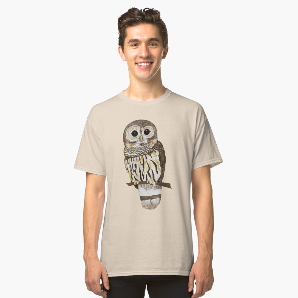 Hand drawn Barn Owl Classic T-Shirt