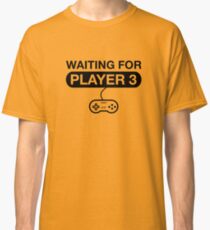 Waiting For Player 3. Maternity T -Shirt Classic T-Shirt