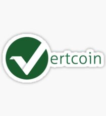Vertcoin Logo 2 Sticker