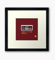 back to the basic_ Framed Print