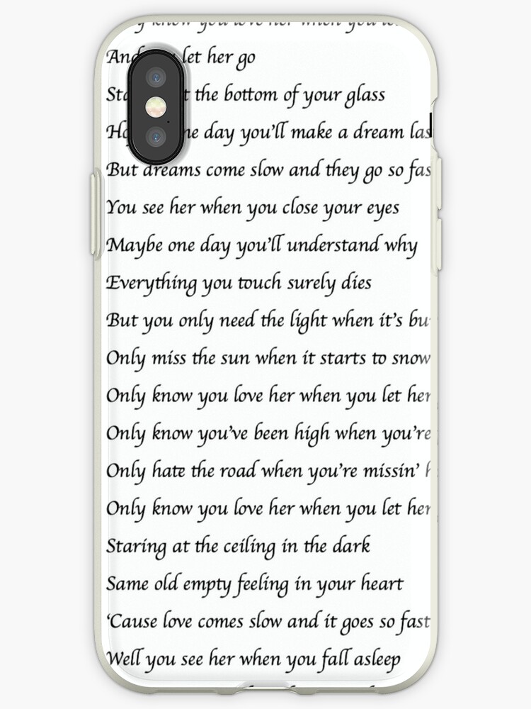 Passenger - Let her go - Lyrics