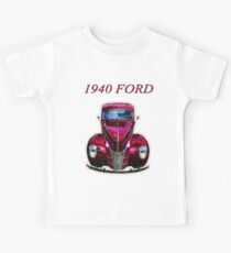 1940 Ford Deluxe-1 Kids Tee
