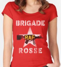 Distressed Brigade Rosse Women's Fitted Scoop T-Shirt