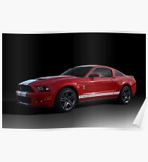 2010 Mustang Shelby GT-500 Poster