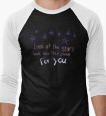 Look How They Shine For You Men's Baseball ¾ T-Shirt