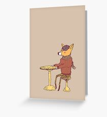 Table For One Greeting Card