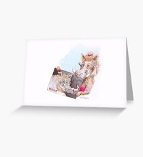 Before & After Greeting Card