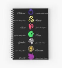 Cuaderno de espiral Siete pecados capitales