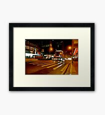 Crosswalk Framed Print