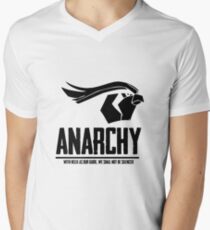 Anarchy (Black Text) Men's V-Neck T-Shirt