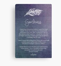 Affirmation - Gentleness Canvas Print