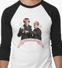 I believe in Johnlock Men's Baseball ¾ T-Shirt