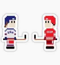 8-Bit Miracle On Ice Sticker