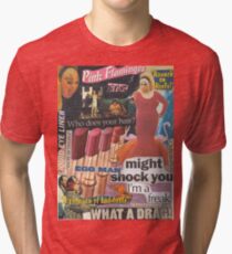 Camiseta de tejido mixto ¡La inmundicia es mi política, la inmundicia es mi vida!