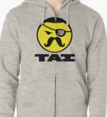 TAI large logo T-shirt Zipped Hoodie