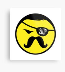 Mr Tash Poster. Metal Print