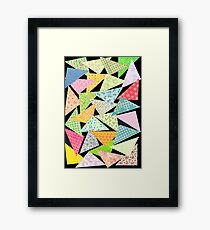 TRIANGLE ART Framed Print