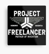 Red vs Blue Project Freelancer Metal Print