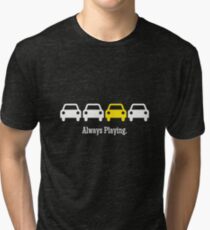Cabin Pressure - Always Playing Yellow Car Tri-blend T-Shirt