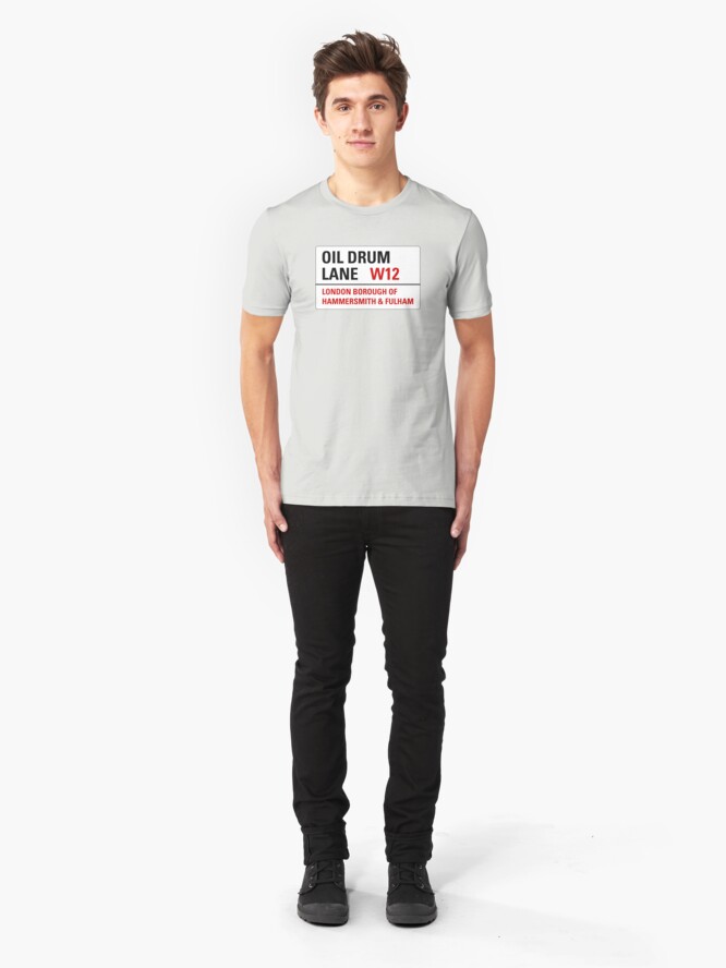 Alternate view of Oil Drum Lane - Steptoe & Son Slim Fit T-Shirt