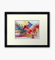 Il fantino Framed Print