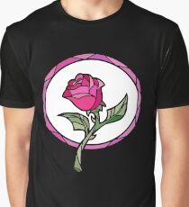 Stained Glass Rose | Beauty and the Beast Graphic T-Shirt