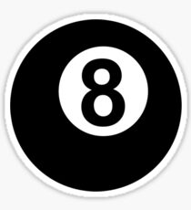 Billiards eight 8 ball Sticker