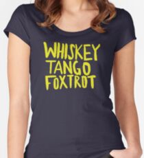 Whiskey Tango Foxtrot - Color Edition Fitted Scoop T-Shirt