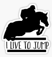 Live to Jump Sticker