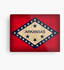 Arkansas State Flag Metal Print