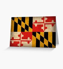 Maryland State Flag Greeting Card