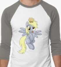 Derpy Muffins Shirt (My Little Pony: Friendship is Magic) Men's Baseball ¾ T-Shirt