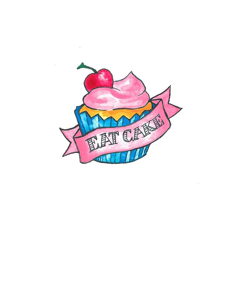 Retro Eat Cake Tattoo Design Ipad Case Skin By Pastelesta