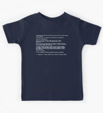 Blue Screen of Death Kids Tee