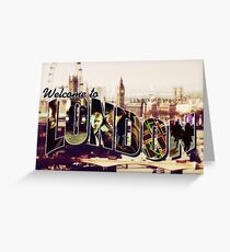Welcome To London - Sherlock Version #2 Greeting Card