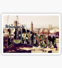Welcome To London - Sherlock Version #2 Sticker