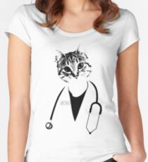 Dr. Cat Women's Fitted Scoop T-Shirt