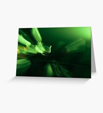 Grüne Musik Greeting Card