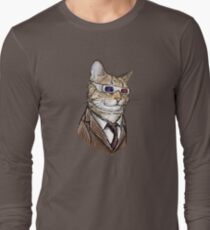 10th Doctor Mew 3D Glasses Long Sleeve T-Shirt