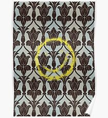 221b Wall Smiley Poster