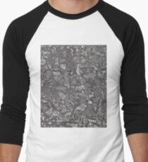 Animalia Men's Baseball ¾ T-Shirt