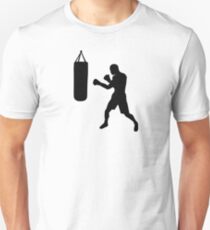 Boxing punching bag Slim Fit T-Shirt