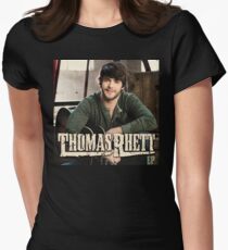 Thomas Rhett Tour 2016 mic04 Women's Fitted T-Shirt