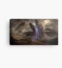 Dune Sandworms Metal Print