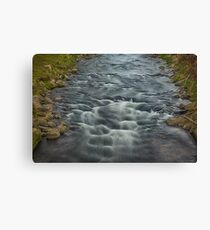 Rapids in the River Steinlach, Tübingen 3 Canvas Print