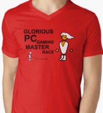 PCMR - Large Men's V-Neck T-Shirt