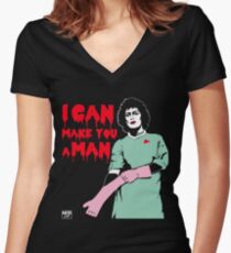 I Can Make You A Man Women's Fitted V-Neck T-Shirt