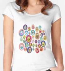 doll matryoshka Women's Fitted Scoop T-Shirt