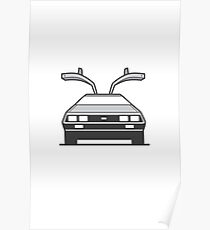 #4 Delorean Poster